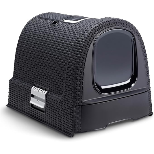 Arenero Cerrado para Gatos Curver 51,5 cm Grafito